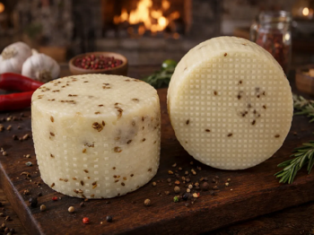 Сыр полутвердый Качотта с пажитником 100 г