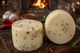 Сыр полутвердый Качотта с пажитником 100 г