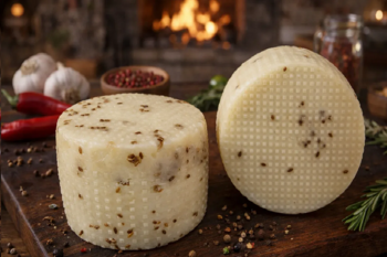 Сыр полутвердый Качотта с пажитником 100 г