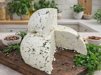 Сыр мягкий Адыгейский с травами 100 г